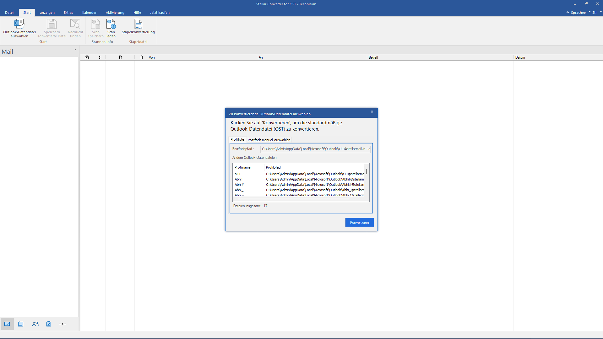 Stellar Converter for OST Technician