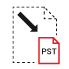 Komprimierung konvertierter Dateien und Speichern als PST icon