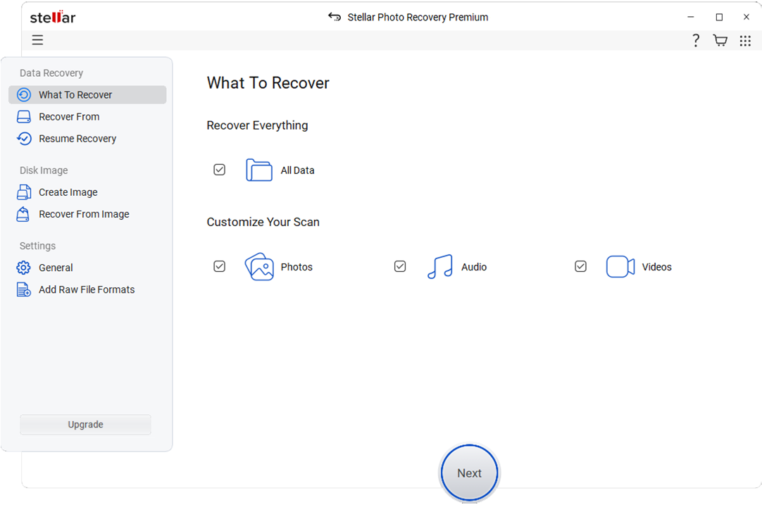 Select File Type