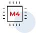 Supporto del chip M4 
